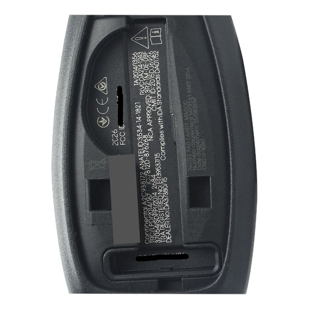 Original OEM Auto Schlüssel komplett mit Funk kompatibel mit FORD 3 Taster Keyless Go