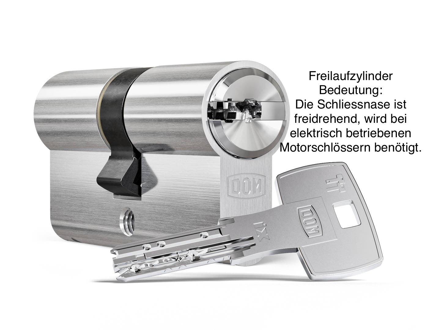Schließzylinder DOM IX Teco mit Sicherungskarte, Wendeschlüssel
