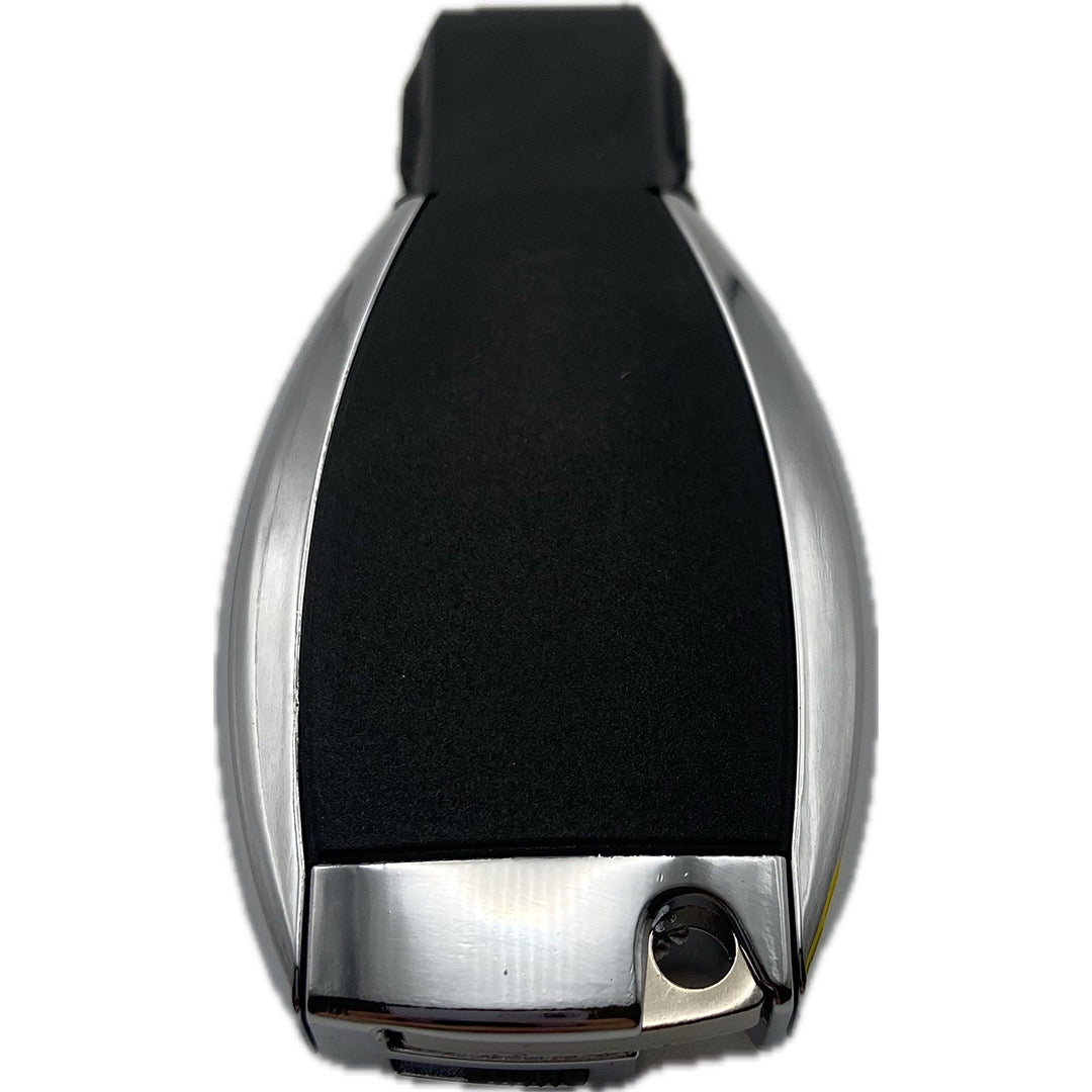 Autoschlüssel Gehäuse (neue Form mit Chrom) geeignet für Mercedes Benz 3 Taster