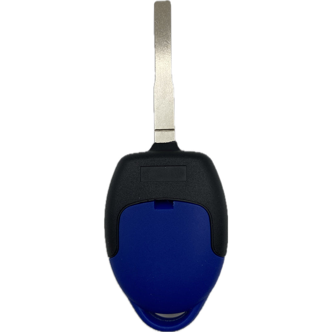 Kompletter Autoschlüssel, Funkschlüssel (blau) kompatibel mit FORD 3 Taster Tibbe, FO21, HU101