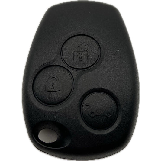 Autoschlüssel komplett 2 oder 3 Taster Funkschlüssel geeignet für Renault, Dacia, Opel, NISSAN