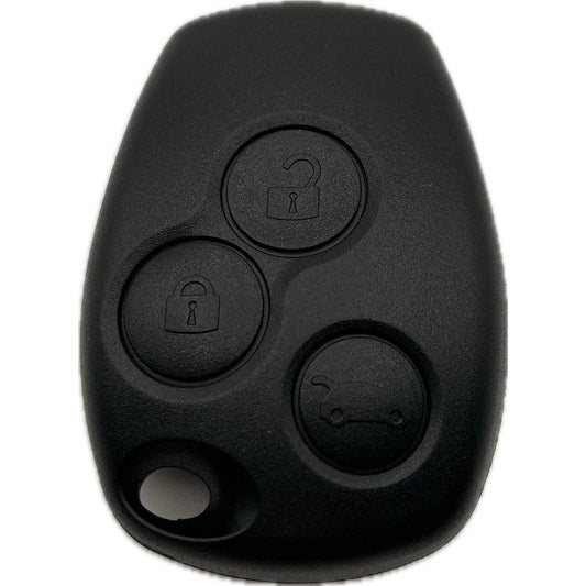 Autoschlüssel Gehäuse 2 oder 3 Taster Funkschlüssel geeignet für Renault, Dacia, Opel, NISSAN