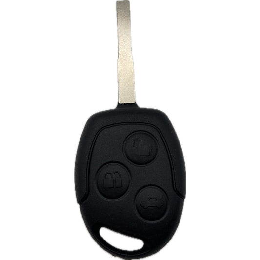 Auto Schlüssel rund komplett für Funk Schlüssel kompatibel mit FORD 3 Taster