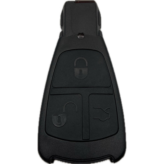 Autoschlüssel Gehäuse für Funk Schlüssel geeignet für Mercedes Benz 3 Taster (lange Form)