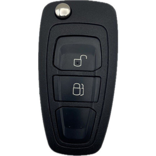 Autoschlüssel mit Funk und Transponder für Wegfahrsperre Funk Klappschlüssel passend für FORD 2 Taster