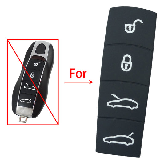 Autoschlüssel Gummimatte Funkschlüssel geeignet für Porsche 4 Tasten