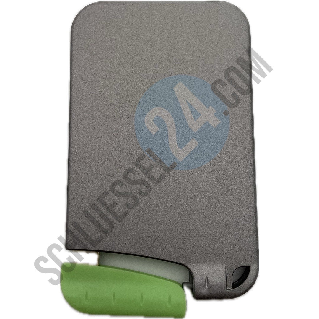 Kartenschlüssel silber, Autoschlüssel Gehäuse Funk geeignet für Renault Scenic II, Megane II, Velsatis, Espace 4, Laguna mit 3 Tasten