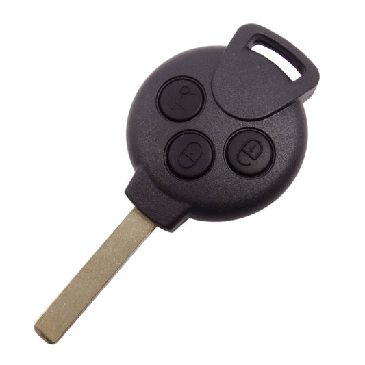 Autoschlüssel Gehäuse für Funk Schlüssel geeignet für SMART 3 Taster