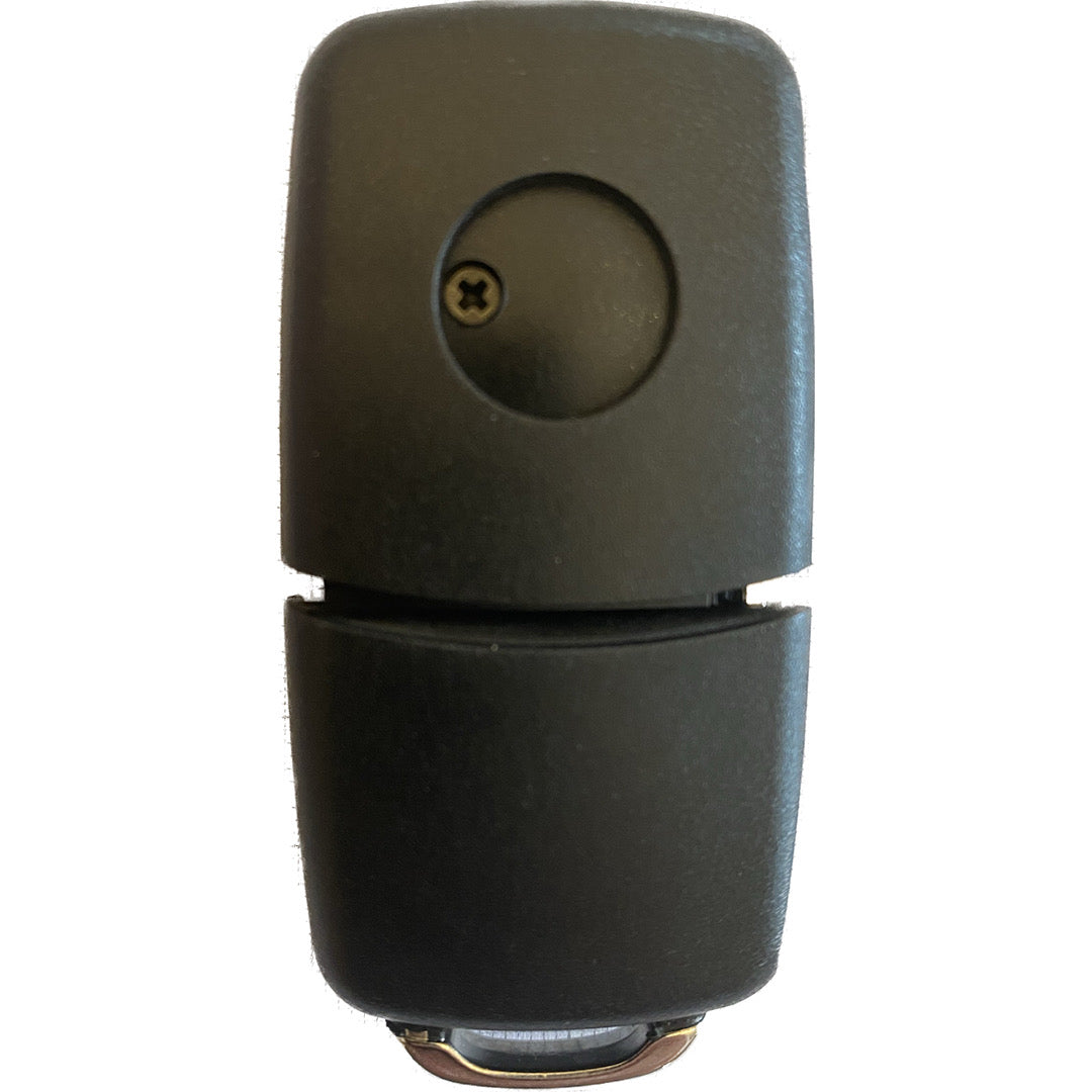 Autoschlüssel Gehäuse für Funk geeignet für VW 3Taster (LED Mitte)