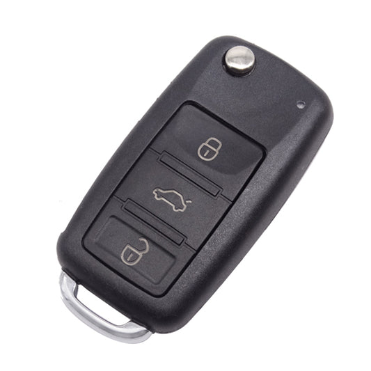 Autoschlüssel komplett KEYLESS GO Funk Klappschlüssel kompatibel für VW 3 Tasten 5K0 837 202 AG und AJ