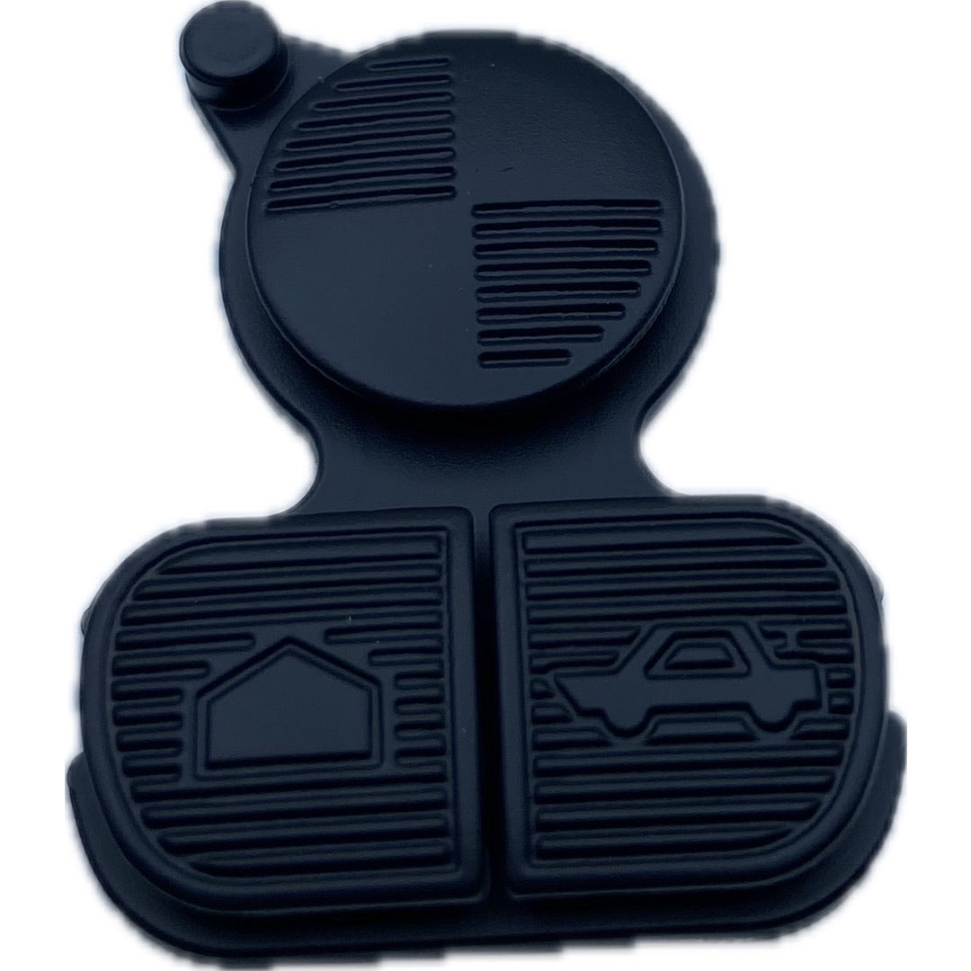 Autoschlüssel Drück Pad, Gummimatte für Funk Schlüssel passend für BMW 3 Taster, E36, E38, E39, E46