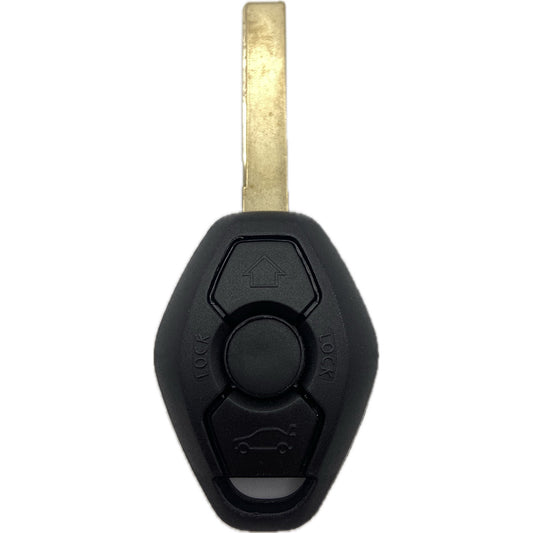 Autoschlüssel komplett Funk Schlüssel geeignet für 1er, 5er BMW 3 Taster 868 Mhz, CAS 2 System,