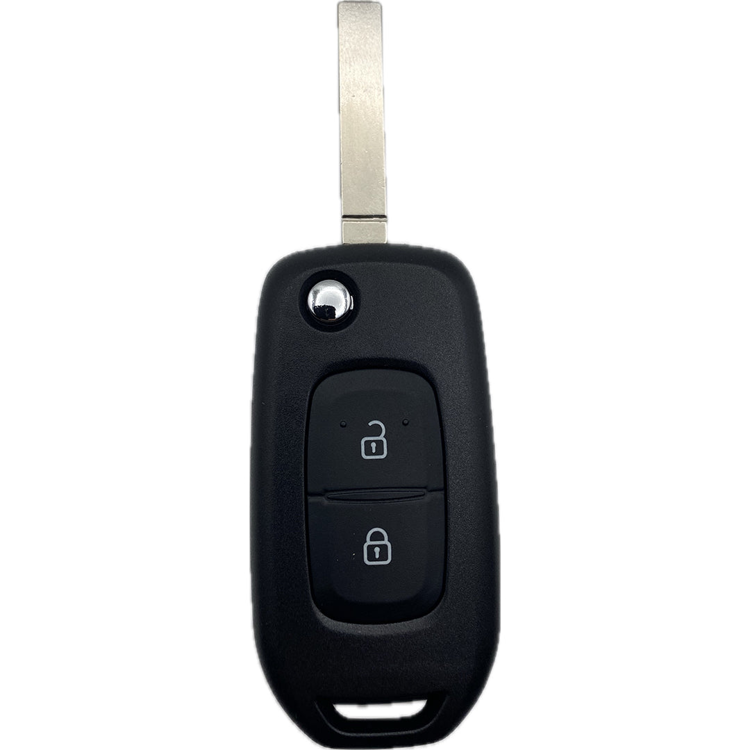 Renault & Dacia Klappschlüssel Komplett inkl. Funkplatine & Transponder – 2-Tasten, 434 MHz