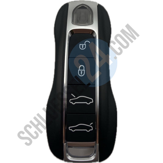 Autoschlüssel Gehäuse für Funk Schlüssel geeignet für Porsche 4 Tasten Keyless Go