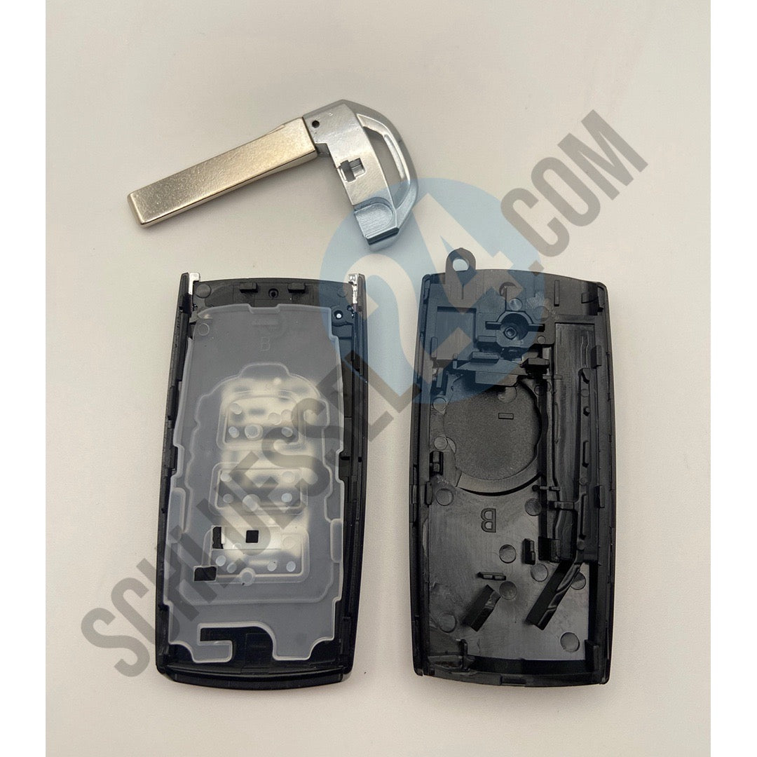 UPGRADE Autoschlüssel Gehäuse für Funk Klappschlüssel geeignet für VW 3 Tasten nur KEYLESS GO