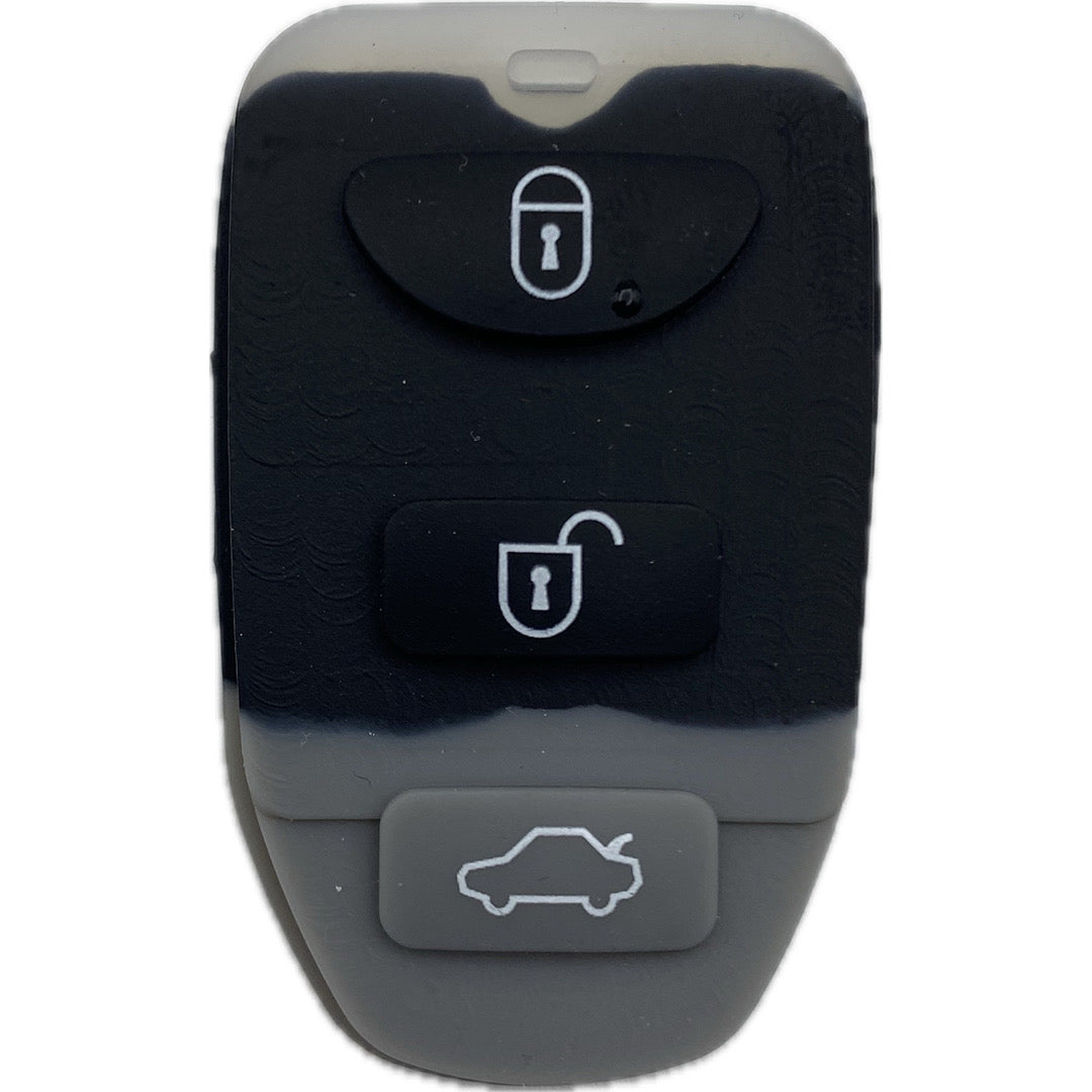 Autoschlüssel Gummipad, Drückpad für Funk Schlüssel kompatibel mit Hyundai, KIA