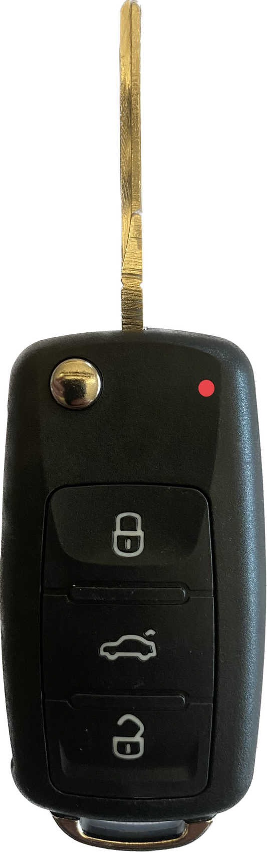 Autoschlüssel komplett mit Platine Funk Klappschlüssel kompatibel für VW 3 Tasten 5K0 837 202