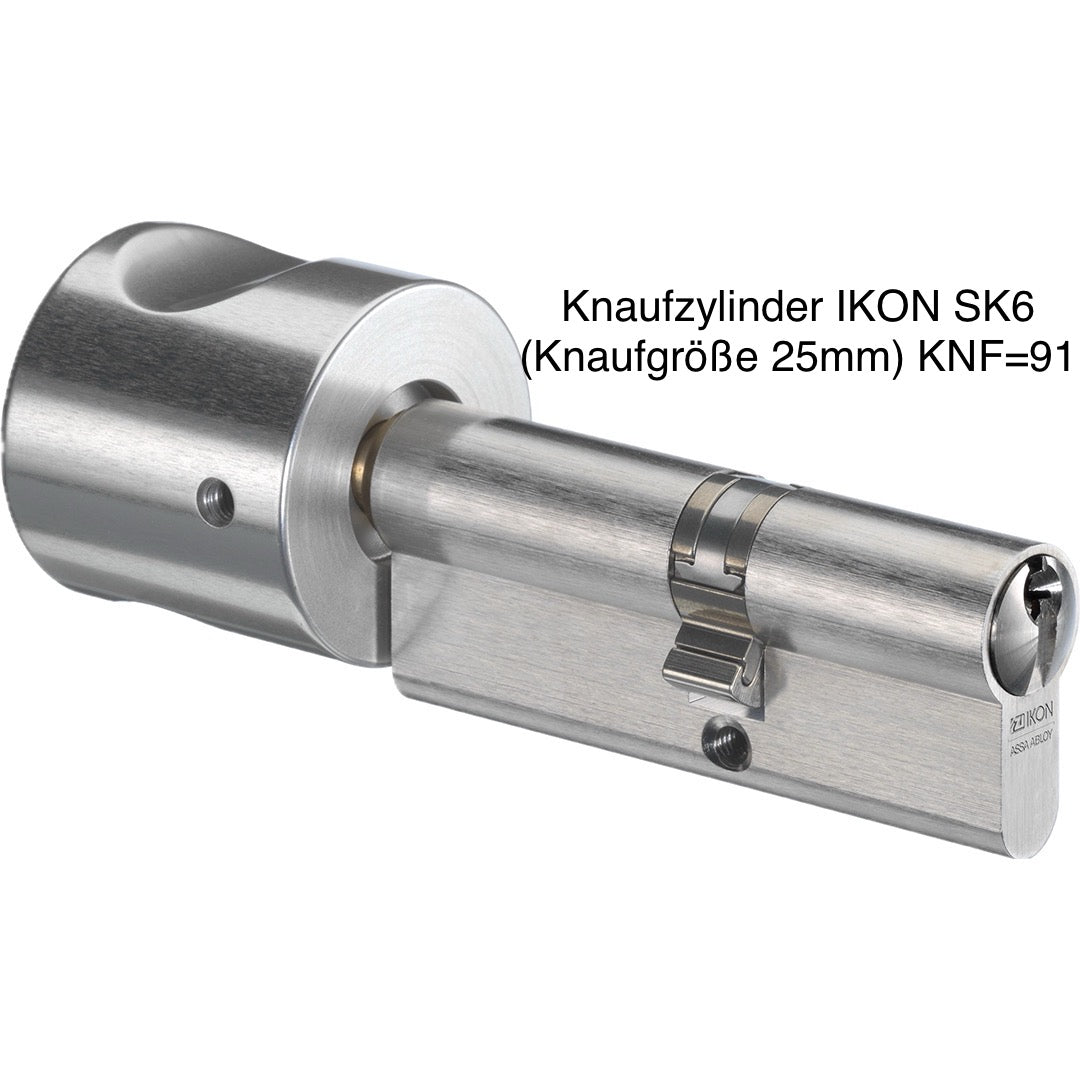 Schließzylinder IKON SK6 mit Sicherungskarte - Hochsicherheit Made in Germany