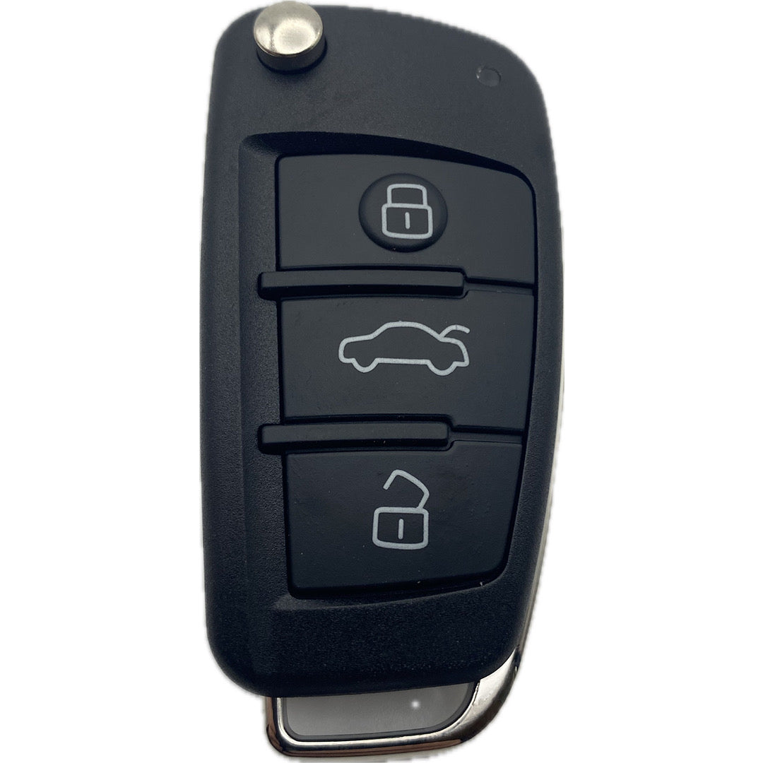 Funk-Autoschlüssel komplett KEYLESS GO kompatibel für AUDI mit 3 Tasten