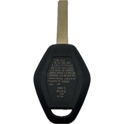Autoschlüssel komplett Funk Schlüssel geeignet für 1er, 5er BMW 3 Taster 868 Mhz, CAS 2 System,