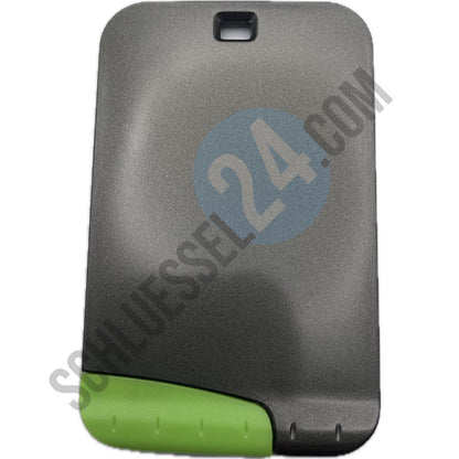 Kartenschlüssel silber, Autoschlüssel Gehäuse Funk geeignet für Renault Scenic II, Megane II, Laguna mit 2 Tasten