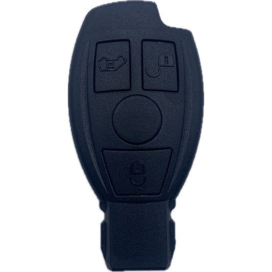 Autoschlüssel Gehäuse (neue Form) schwarz geeignet für Mercedes Benz 2 oder 3 Taster