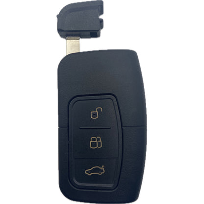 Autoschlüssel komplett mit KEYLESS GO für Funk Klappschlüssel passend für FORD 3Taster