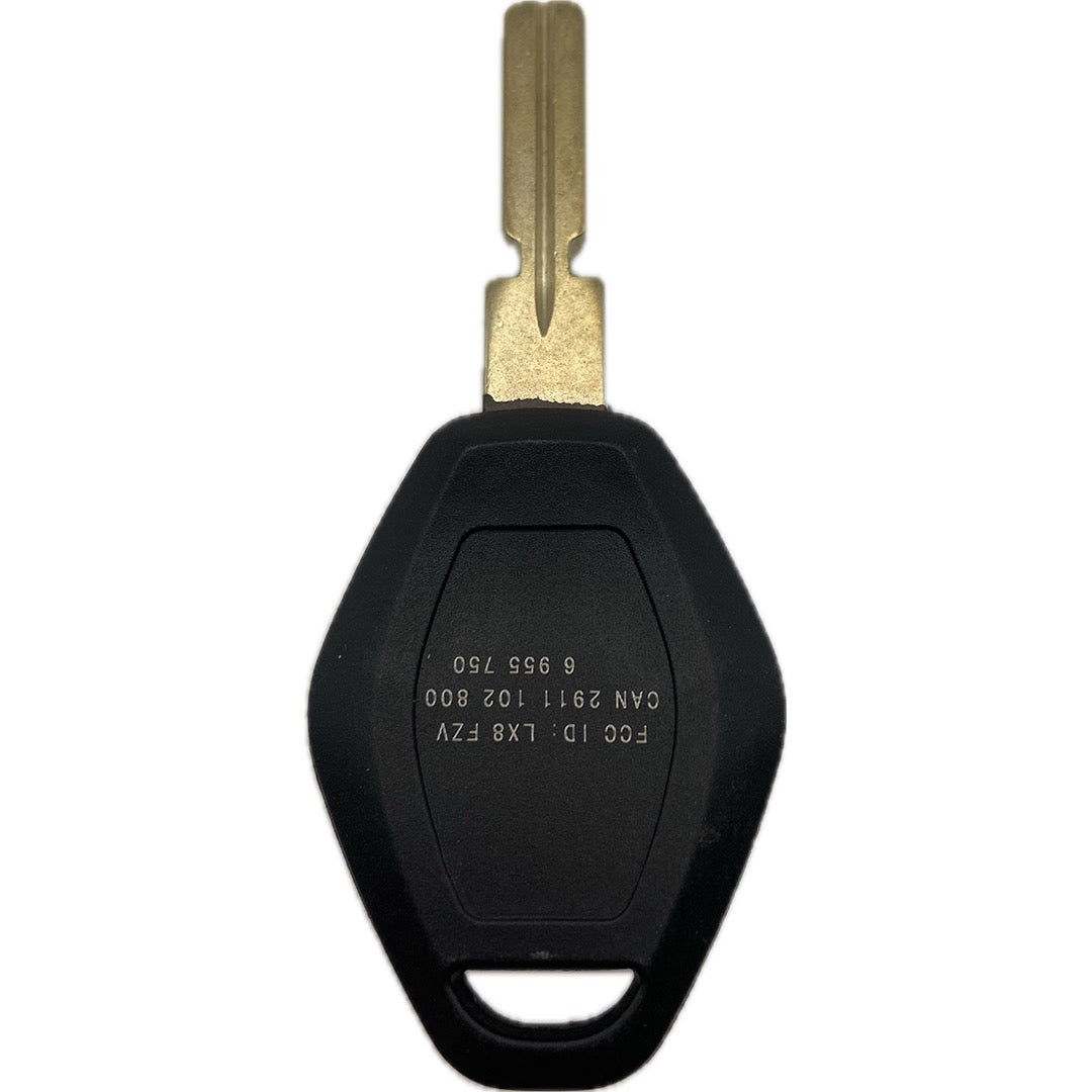 Autoschlüssel komplett Funk Schlüssel geeignet für 1er, 5er BMW 3 Taster 868 Mhz, CAS 2 System,