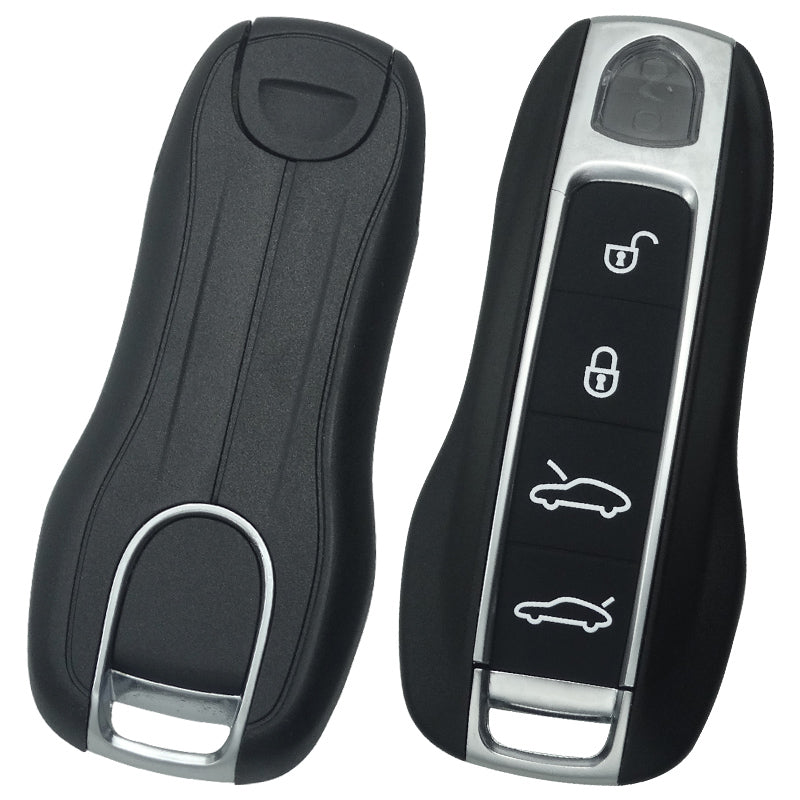 Autoschlüssel Gehäuse für Funk Schlüssel geeignet für Porsche 4 Tasten Keyless Go