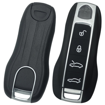 Autoschlüssel Gehäuse für Funk Schlüssel geeignet für Porsche 4 Tasten Keyless Go