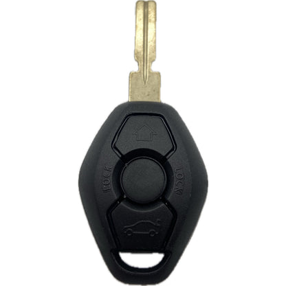 Autoschlüssel komplett Funk Schlüssel geeignet für 1er, 5er BMW 3 Taster 868 Mhz, CAS 2 System,