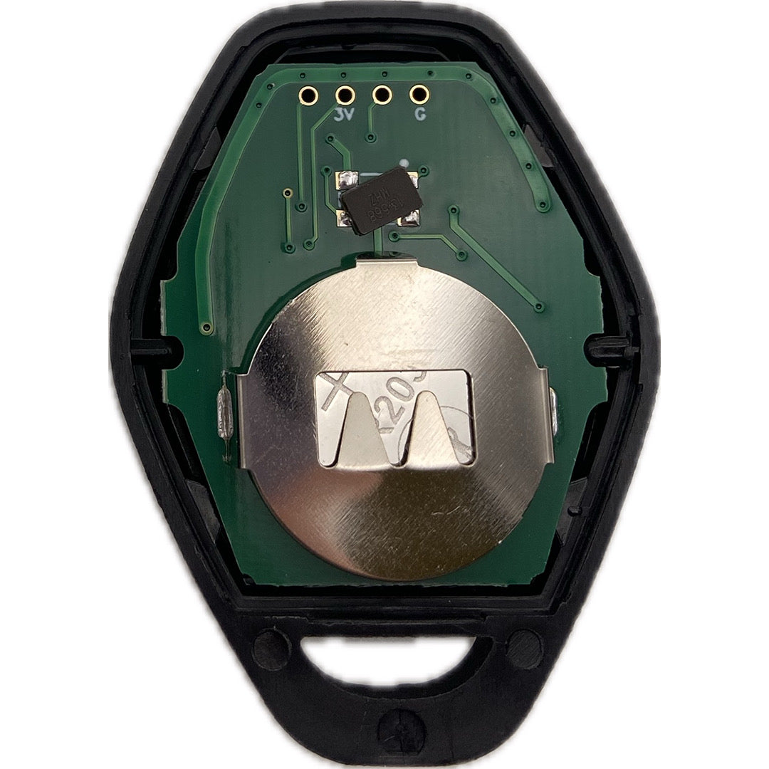 Autoschlüssel komplett Funk Schlüssel geeignet für 1er, 5er BMW 3 Taster 868 Mhz, CAS 2 System,