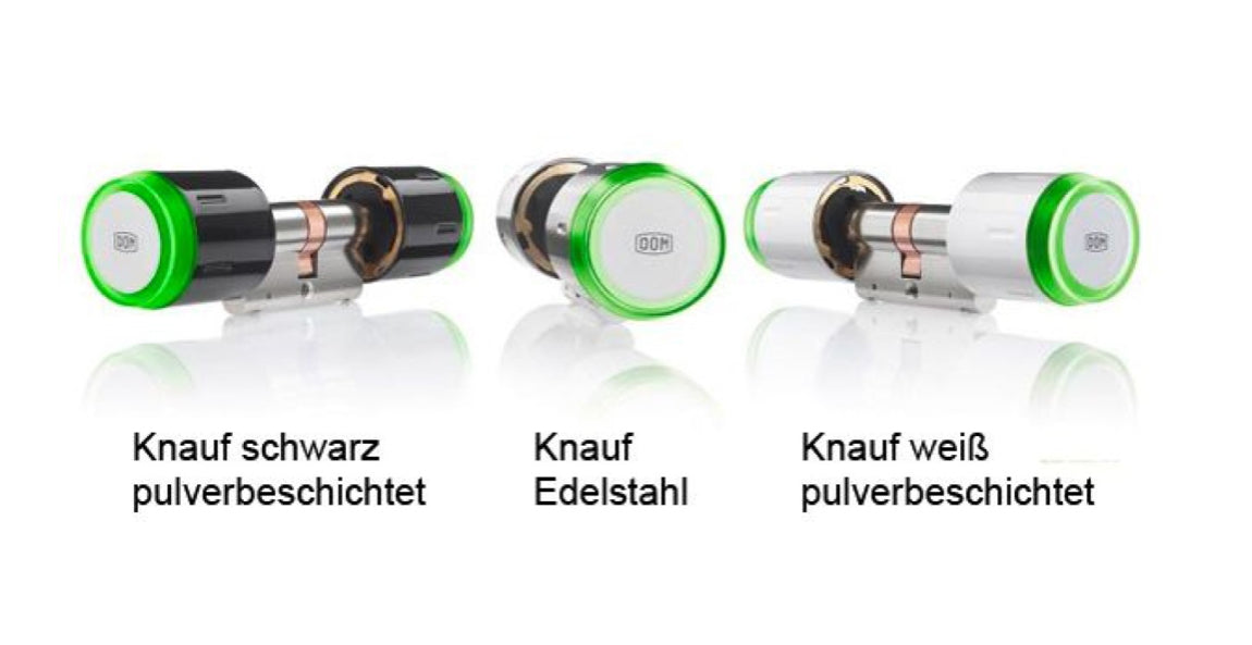 DOM ENiQ PRO V2 Doppelzylinder Glastür-Version einseitig lesend
