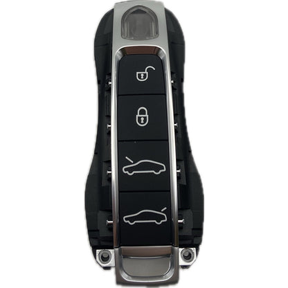 Autoschlüssel Gehäuse für Funk Schlüssel geeignet für Porsche 4 Tasten Keyless Go