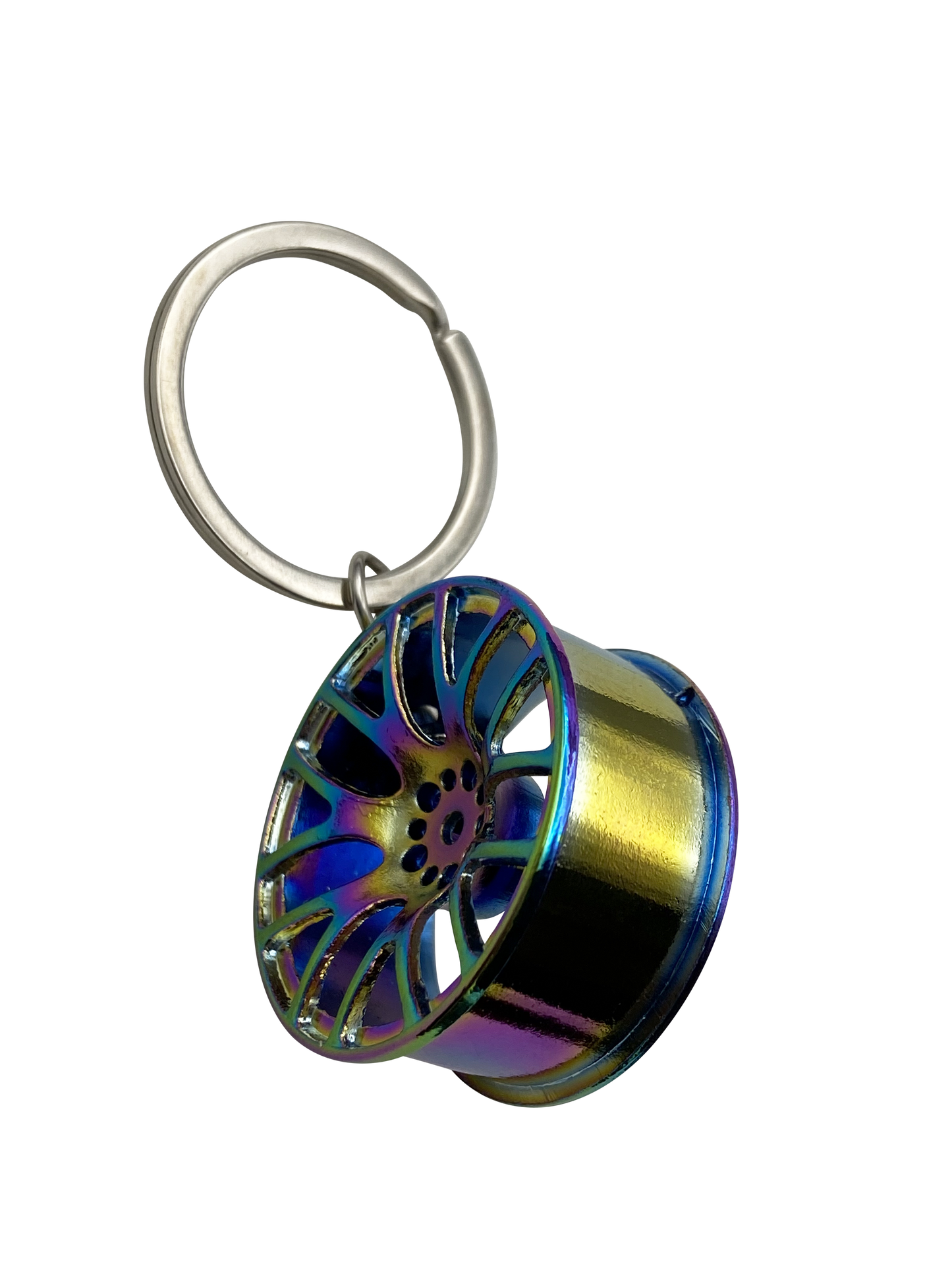 Anhänger für Schlüssel Modell Felge Rainbow