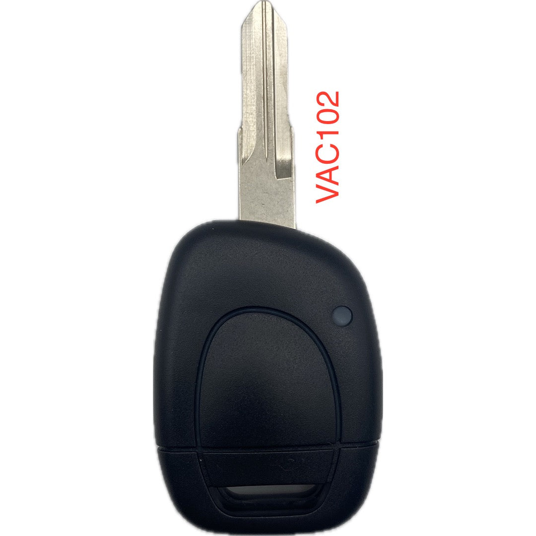 Autoschlüssel komplett 1 Taster Funkschlüssel geeignet für Renault