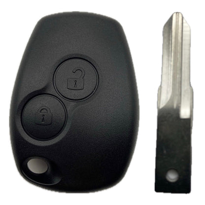 Autoschlüssel Gehäuse 2 oder 3 Taster Funkschlüssel geeignet für Renault, Dacia, Opel, NISSAN