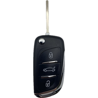 Autoschlüssel komplett 2 oder 3 Taster Funk Klappschlüssel geeignet für Citroen, Peugeot PCF 7941