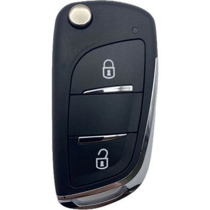 Autoschlüssel komplett 2 oder 3 Taster Funk Klappschlüssel geeignet für Citroen, Peugeot PCF 7941