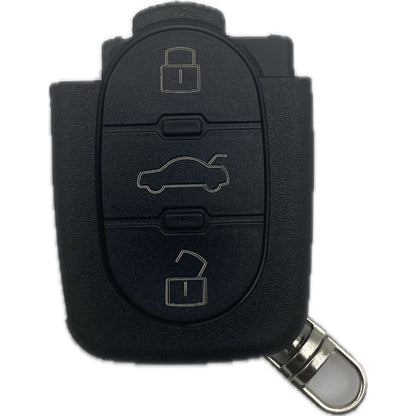 Autoschlüssel Gehäuse für Funk Klappschlüssel geeignet für ältere AUDI 2 oder 3 Taster