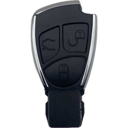 Autoschlüssel Gehäuse Upgrade (Chrom) geeignet für Mercedes Benz 3 Taster
