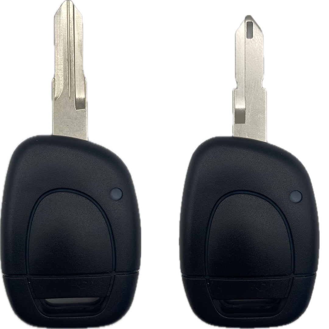 Autoschlüssel komplett 1 Taster Funkschlüssel geeignet für Renault