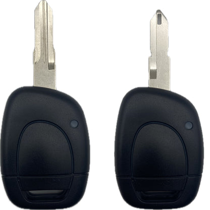 Autoschlüssel komplett 1 Taster Funkschlüssel geeignet für Renault